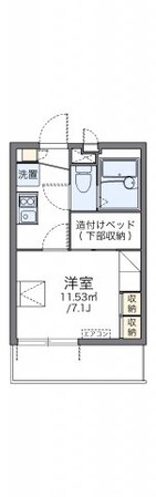 レオパレスＦｕｍｉｎの物件間取画像